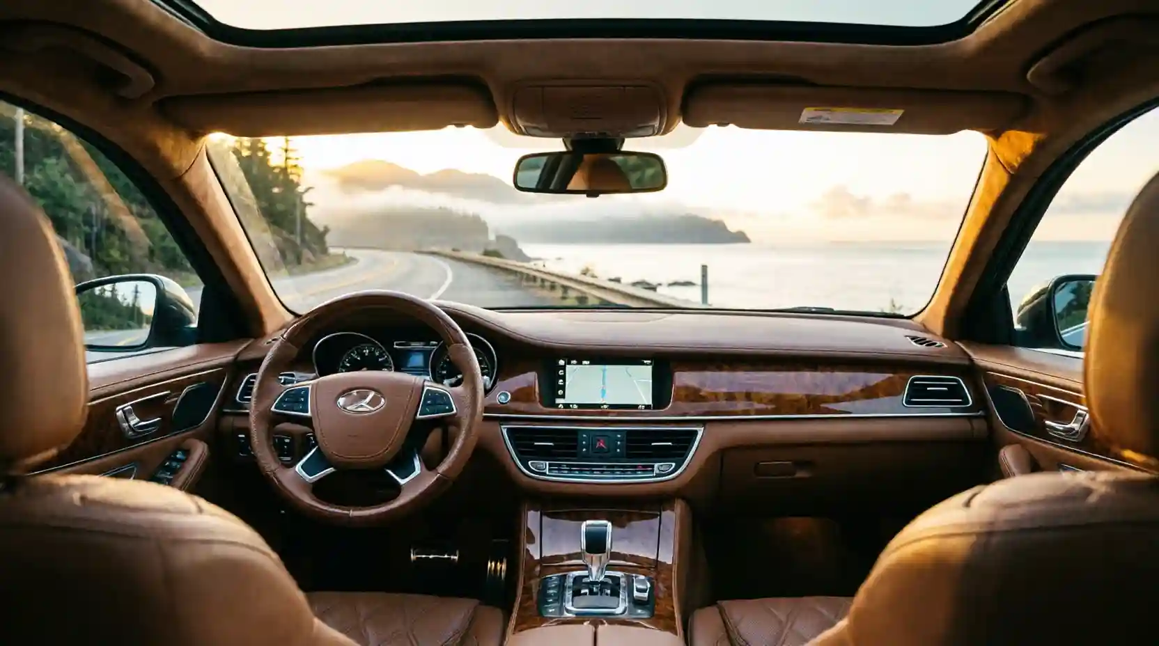 Luxury car in Canada